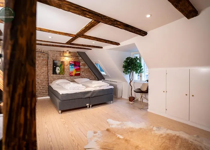 Lägenhet 2br Historic Penthouse Köpenhamn